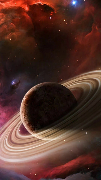 Deep Space, Saturn HD phone wallpaper