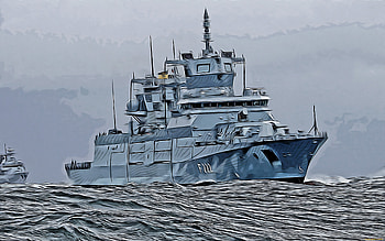 Baden-Wurttemberg, F222, , German frigate, vector art, Baden-Wurttemberg drawing, Baden-Wurttemberg art, vector drawing, abstract ships, ships drawings, German Navy, Baden-Wurttemberg F222, FGS Baden-Wurttemberg HD wallpaper