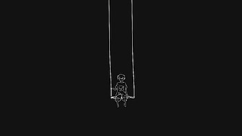 Swing Minimalism , dark, black, minimalism, minimalist HD wallpaper