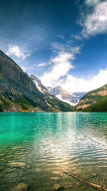 Lake Louise , Stunning natural beauty, Tranquil scenery, Captivating landscapes HD phone wallpaper