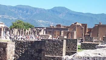 Mount Vesuvius, Pompeii background, Background HD wallpaper