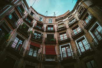 Cities, Structure, House, Facade, Balconies HD wallpaper