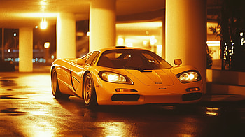 McLaren F1, yellow HD wallpaper