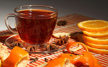 tea and lemon, fruit, tea, cup, lemon HD wallpaper