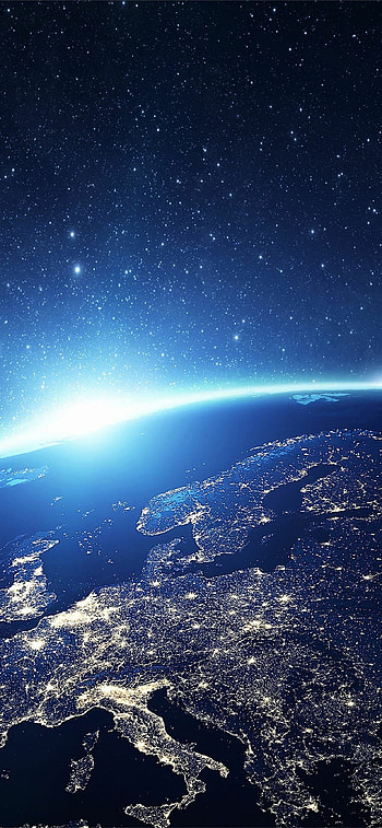 Earth at Night, Space HD phone wallpaper