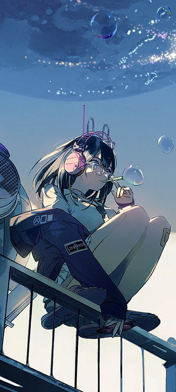 heads, smoking, Anime, Original HD phone wallpaper