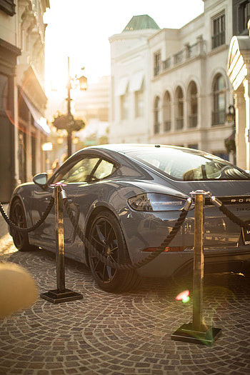 Sports, Porsche, Cars, Grey, Sports Car, Side View, Coupe, Porsche 718, Compartment HD phone wallpaper
