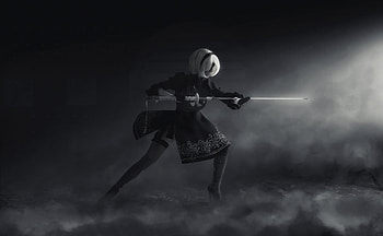Nier Automata Cosplay, nier-automata, 2017-games, games, artwork, cosplay HD wallpaper