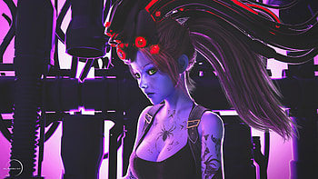 Widowmaker, overwatch, CGI art HD wallpaper