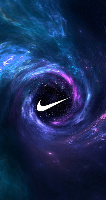 Galaxy, atmosphere, espacio, sky, galaxia, nike, cool, fondo de pantalla HD phone wallpaper