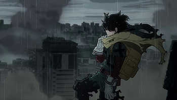 Izuku Midoriya, Izuku Midoriya, Anime, My Hero Academia, Dark Deku HD wallpaper