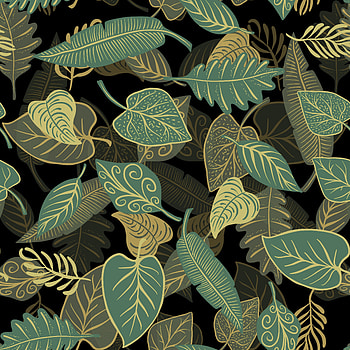 Leaves, Patterns, Texture, Textures, Illustration HD phone wallpaper