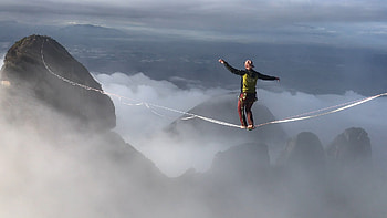 Ryan Robinson, Slacklining HD wallpaper