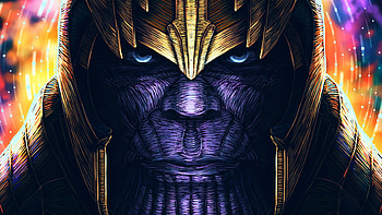 Thanos Artworks, thanos, superheroes, artwork, digital-art, art, deviantart HD wallpaper