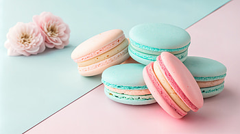 Pastel Delights: A Ultra Experience, pastel aesthetic, macaron, Pastel Color, dessert, sweets HD wallpaper