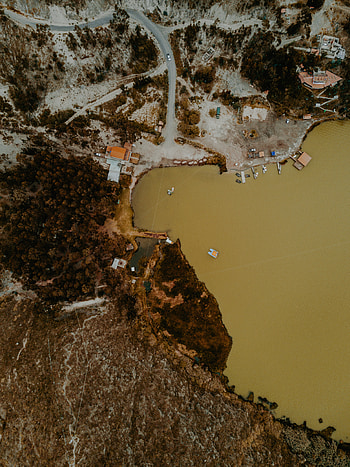 Nature, View From Above, Coast, Overview, Review, Height, Bay HD phone wallpaper