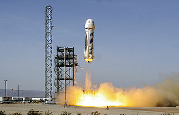 Launch, Blue Origin HD wallpaper