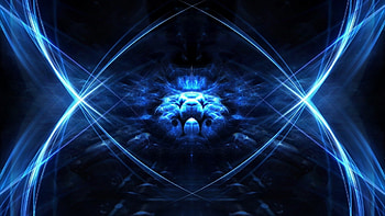 Blue black abstract HD wallpaper