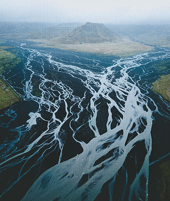 Landscape, Nature, Mountains, Sinuous, Winding, Iceland, Volcanic HD phone wallpaper