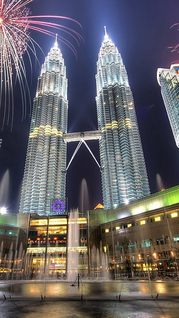Petronas Twin Towers, Kuala Lumpur, Malaysia, 6 Plus HD phone wallpaper