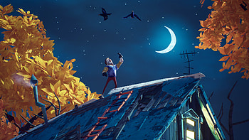Hello Neighbor 2, Tense cat-and-mouse chase, Creepy backdrop, Heart-pounding moments HD wallpaper