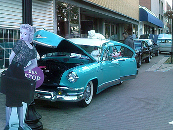 NICE CAR, blue, old, classic, big HD wallpaper