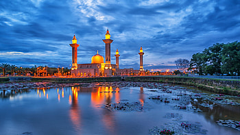 Tengku Ampuan Jamaah Mosque, Malaysia HD wallpaper
