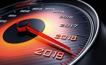 2019 Speedometer, happy-new-year-2019, speedometer, celebrations HD wallpaper