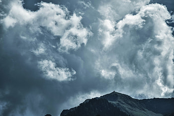 Nature, Sky, Mountains, Clouds HD wallpaper