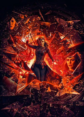 Wanda Maximoff, marvel, avengers, doctor_strange, elizabeth_olsen, multiverse_of_madness, scarlet_witch, mcu HD phone wallpaper