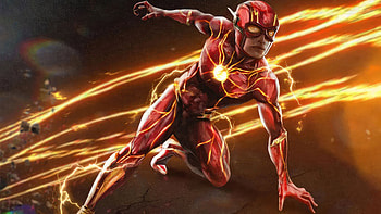 Ezra Miller Concept Art As The Flash From The Flash Movie, flash, superheroes, artist, artwork, digital-art HD wallpaper