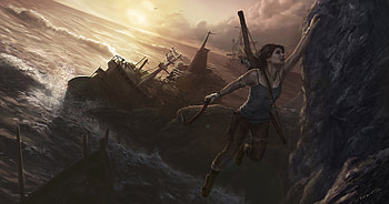 Tomb Raider Artwork, tomb-raider, lara-croft, artwork, artist, digital-art, deviantart HD wallpaper