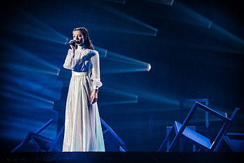 Amanda Georgiadi Tenfjord, Greek singer, All details, Rehearsal HD wallpaper