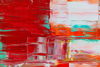 Abstract, Multicolored, Motley, Paint, Canvas, Smeared, Linen HD wallpaper