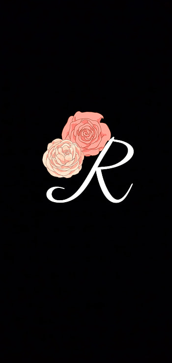 Letter R initial, letter_R, flowers HD phone wallpaper