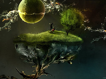 place for love, , wide, fantasy, art HD wallpaper