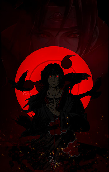 Itachi, sharingan, zedge, uchiha, animes, anime HD phone wallpaper