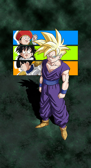 Super Saiyan Gohan - Dragon Ball Z Dokkan Battle, video game, Dragon Ball Z Dokkan Battle, Gohan (Dragon Ball), Super Saiyan, Dragon Ball Z HD phone wallpaper