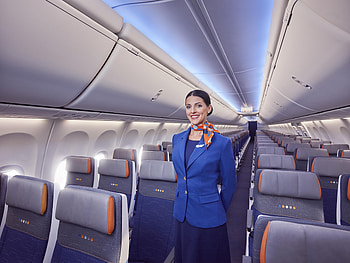 Flydubai onboard experience, Passenger comfort, In-flight service, Customer satisfaction HD wallpaper