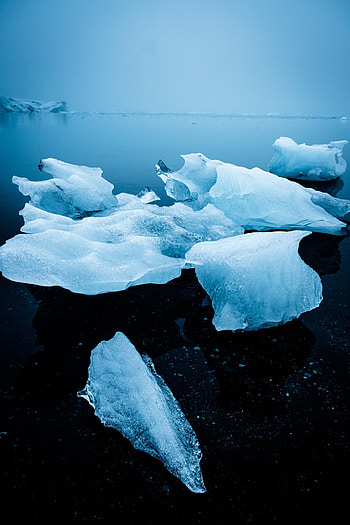 Nature, Ice, Horizon, Frozen, Ice Floes HD phone wallpaper