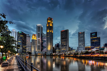 Singapore Skyline, , Background , Cityscape view HD wallpaper