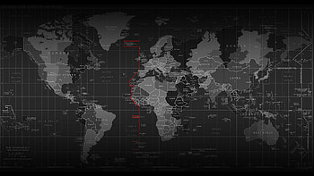 Black and white map, Monochrome design, Minimalist art, Visual simplicity HD wallpaper