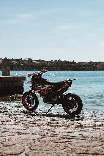 Rivers, Motorcycles, Side View, Motorcycle, Bike, Wheels, Ktm HD phone wallpaper