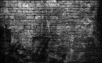 ... Home Design : Broken Brick Wall Black And White Beadboard Kids broken brick wall black and ... HD wallpaper