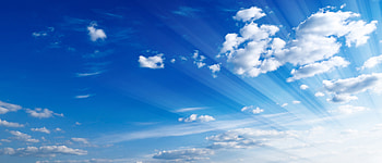 Clouds, blue sky, sunlight, lines HD wallpaper