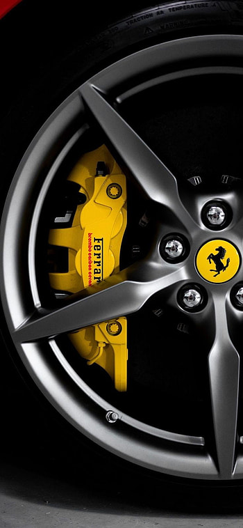 ferrari, rims HD phone wallpaper