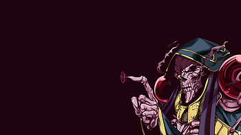 Ainz Ooal Gown Overload Anime , overload, anime, skull, anime, artist, artwork, digital-art HD wallpaper