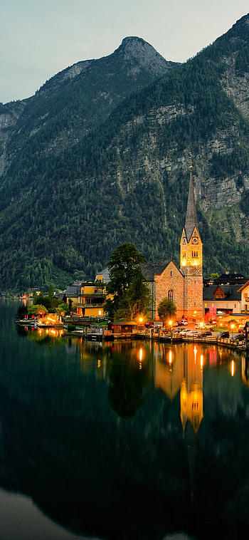 Austria, Man made, Hallstatt HD phone wallpaper