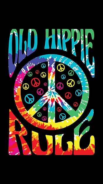 Old hippie, tiedye HD phone wallpaper