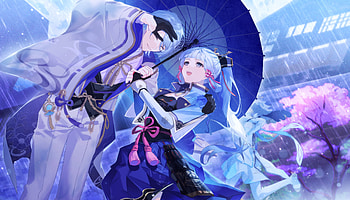 Kamisato Ayaka & Kamisato Ayato, Kamisato Ayato, Kamisato Ayaka (Genshin Impact), video game, Genshin Impact HD wallpaper